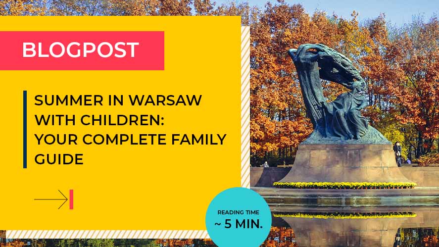 A blogpost cover with Frederick Chopin statue in the background