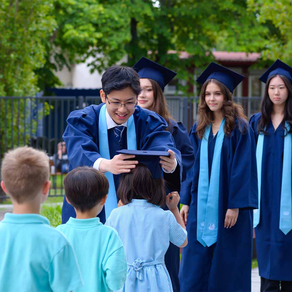 students graduation ceremony