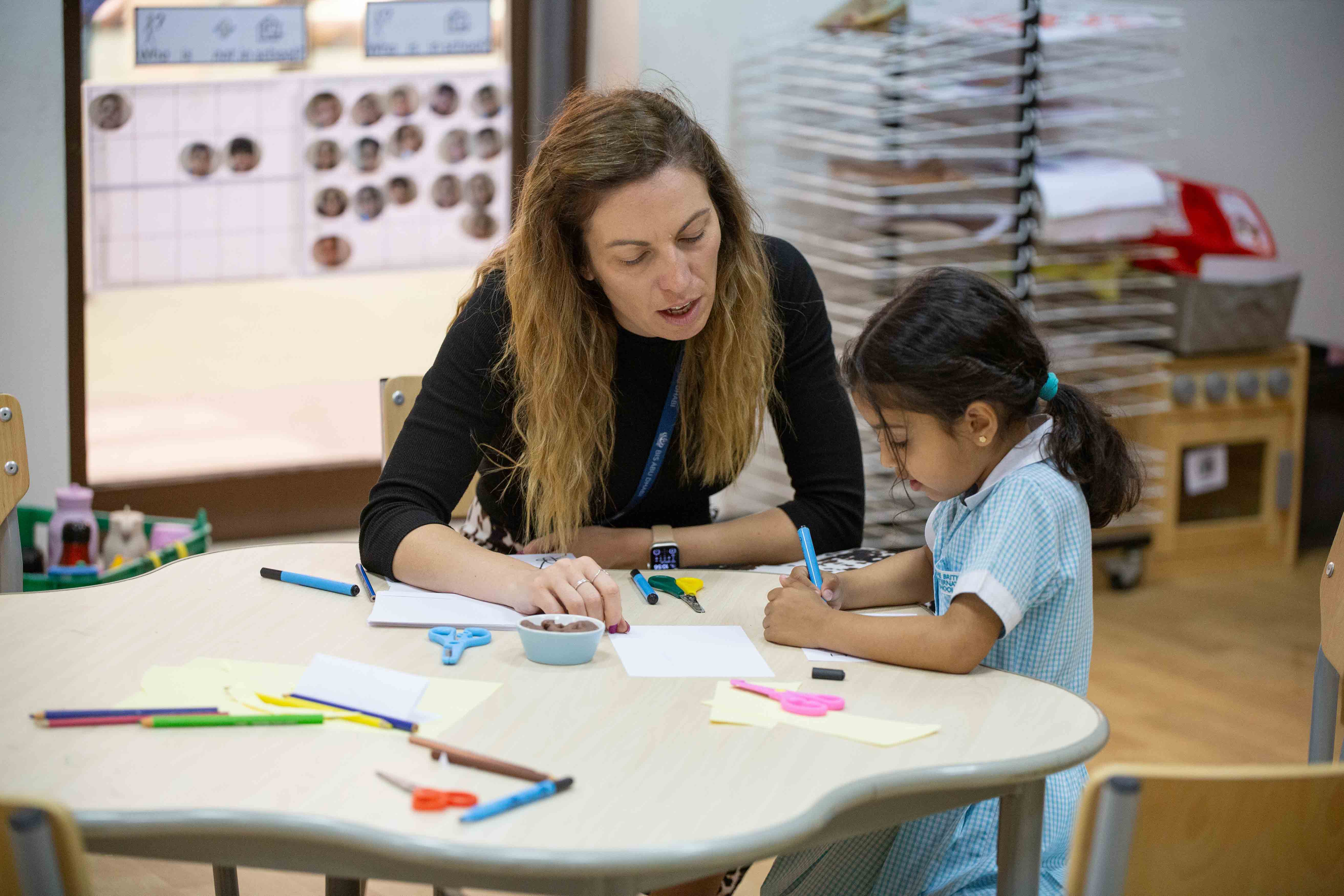 EYFS Abu Dhabi Curriculum | BIS Abu Dhabi - Visual Time Line Tabs - A typical day