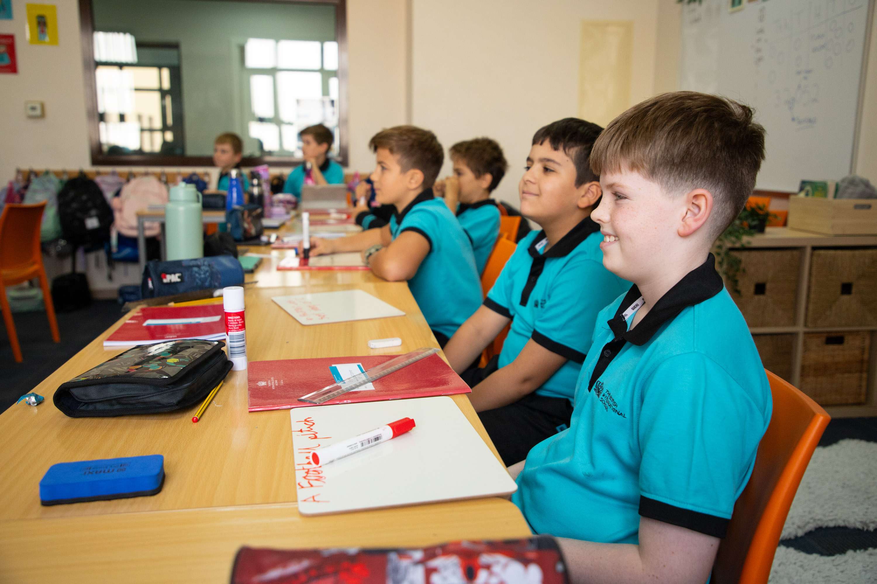 British Primary School in Abu Dhabi | BIS Abu Dhabi - Visual Time Line Tabs - A typical day