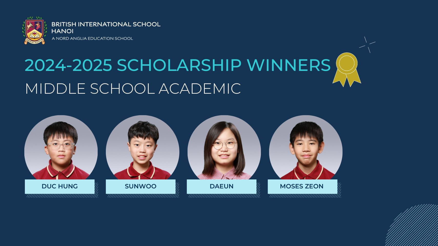 BIS Hanoi scholarship result 2024-2025