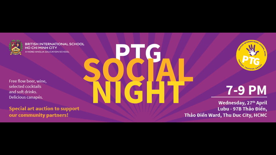 PTG Social Night Wednesday 27th April