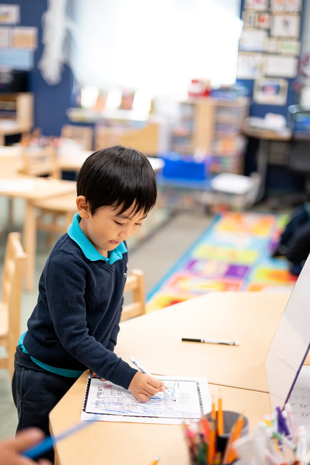 Student writing