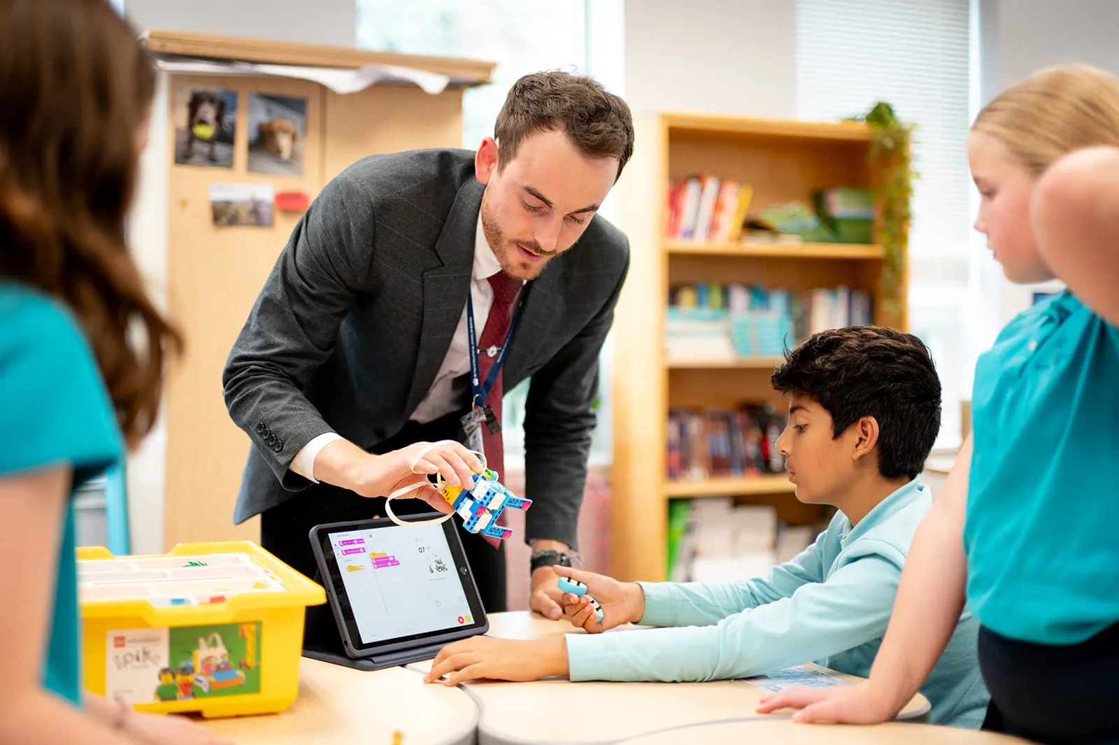 Lower School Teacher with Students