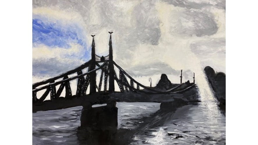 Chain Bridge by Borbala Csenge Gulya