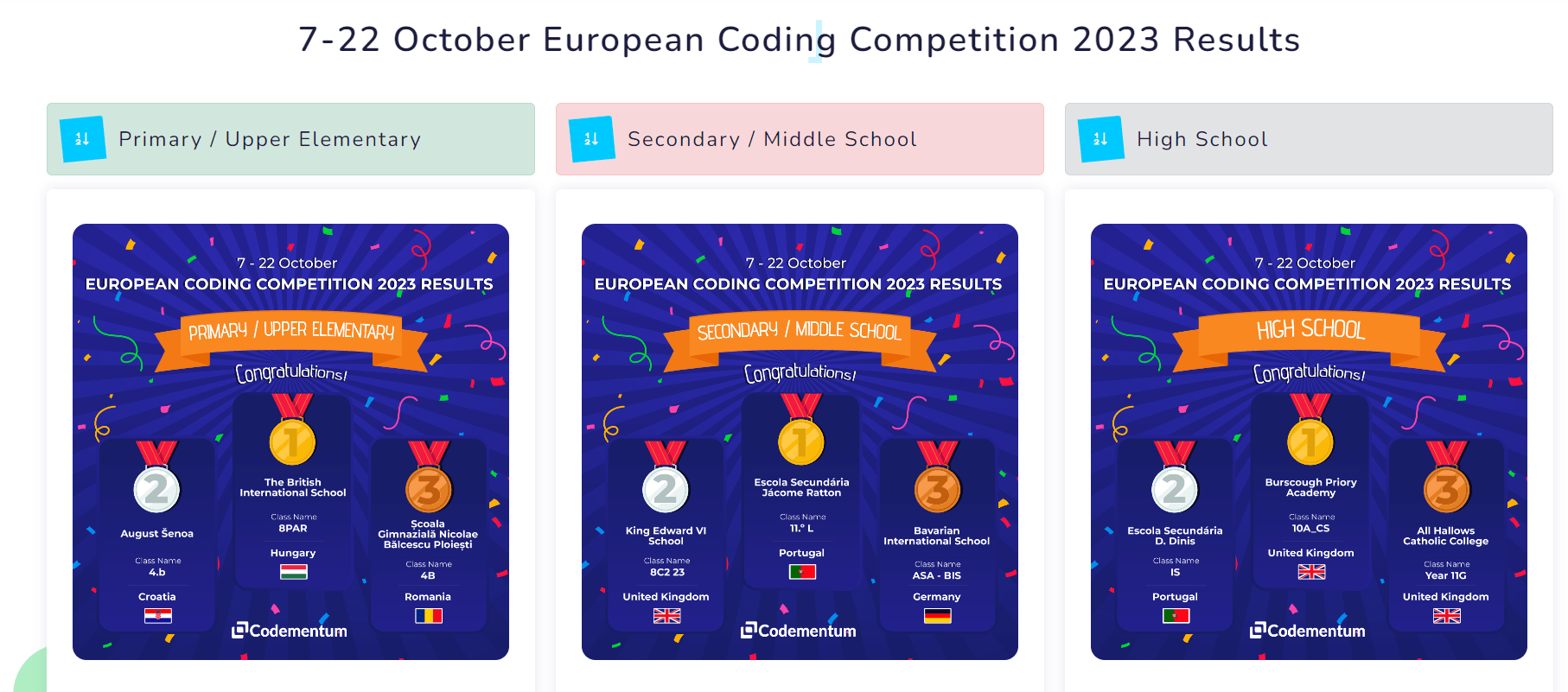European Coding Week Winners - European Coding Week Winners