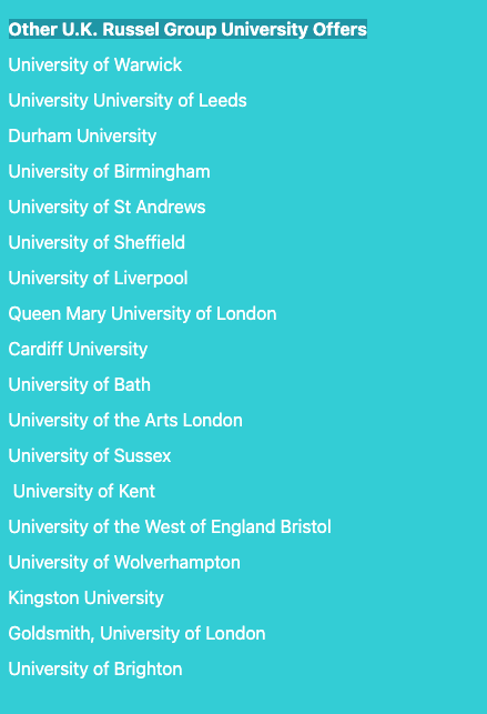 Exceptional Achievements of Our Class of 2024! - uni offer