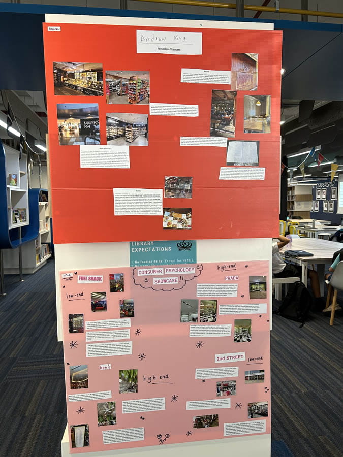 Psychology Projects Display