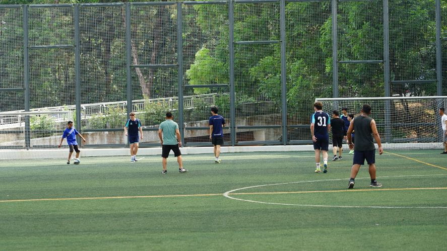 Sixth Formers and guards' heart-warming football friendly - Carousel For News Detail