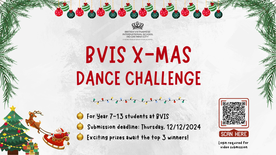 Thử thách Vũ đạo X-mas BVIS 2024 chính thức gọi tên bạn! - Our BVIS Xmas Dance Challenge 2024 is calling your name