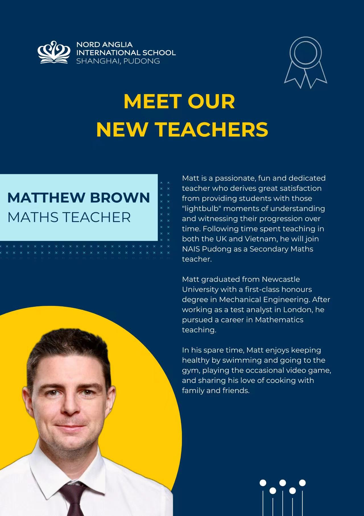 Meet our new teachers - Meet our new teachers