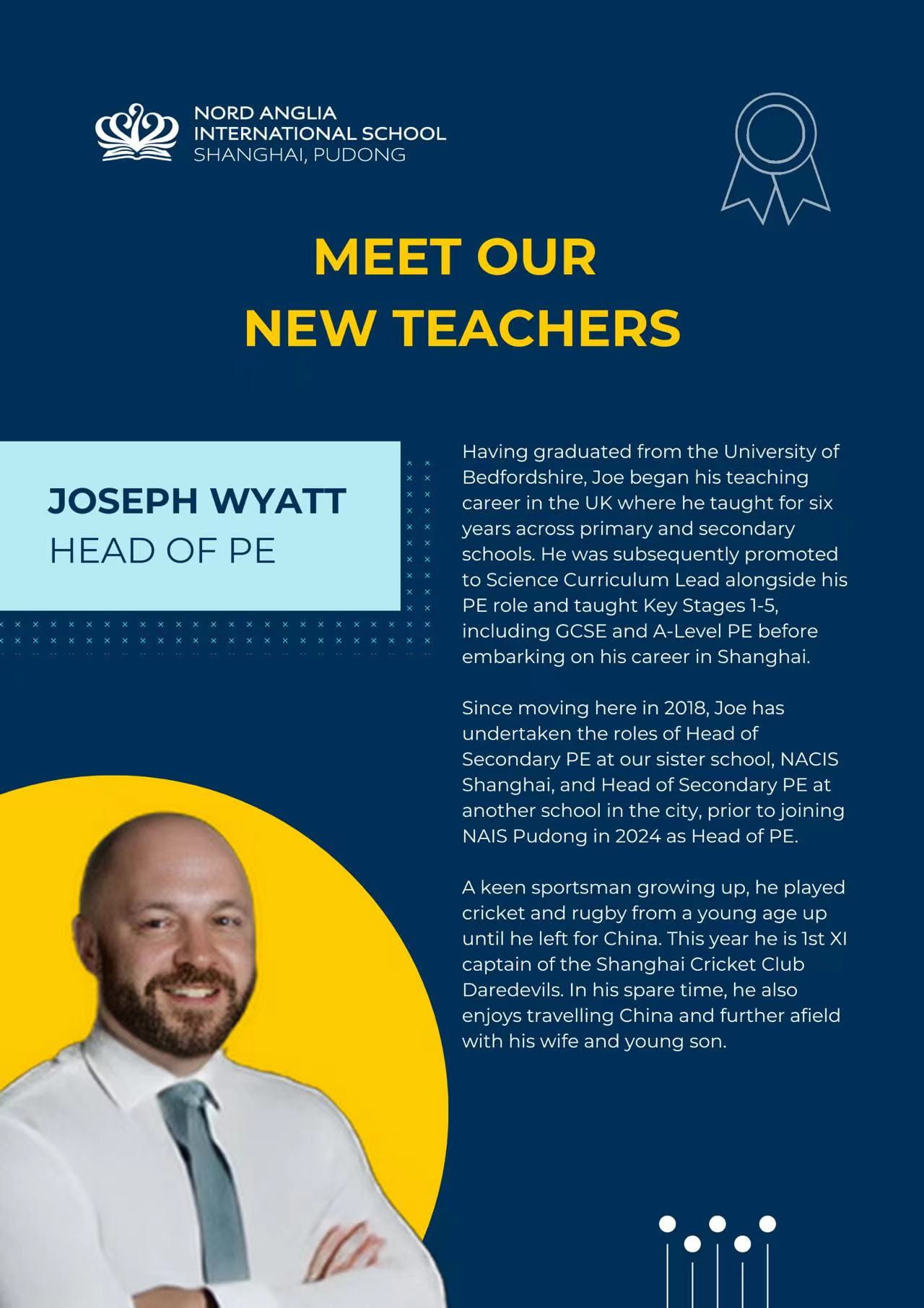 Meet our new teachers - Meet our new teachers