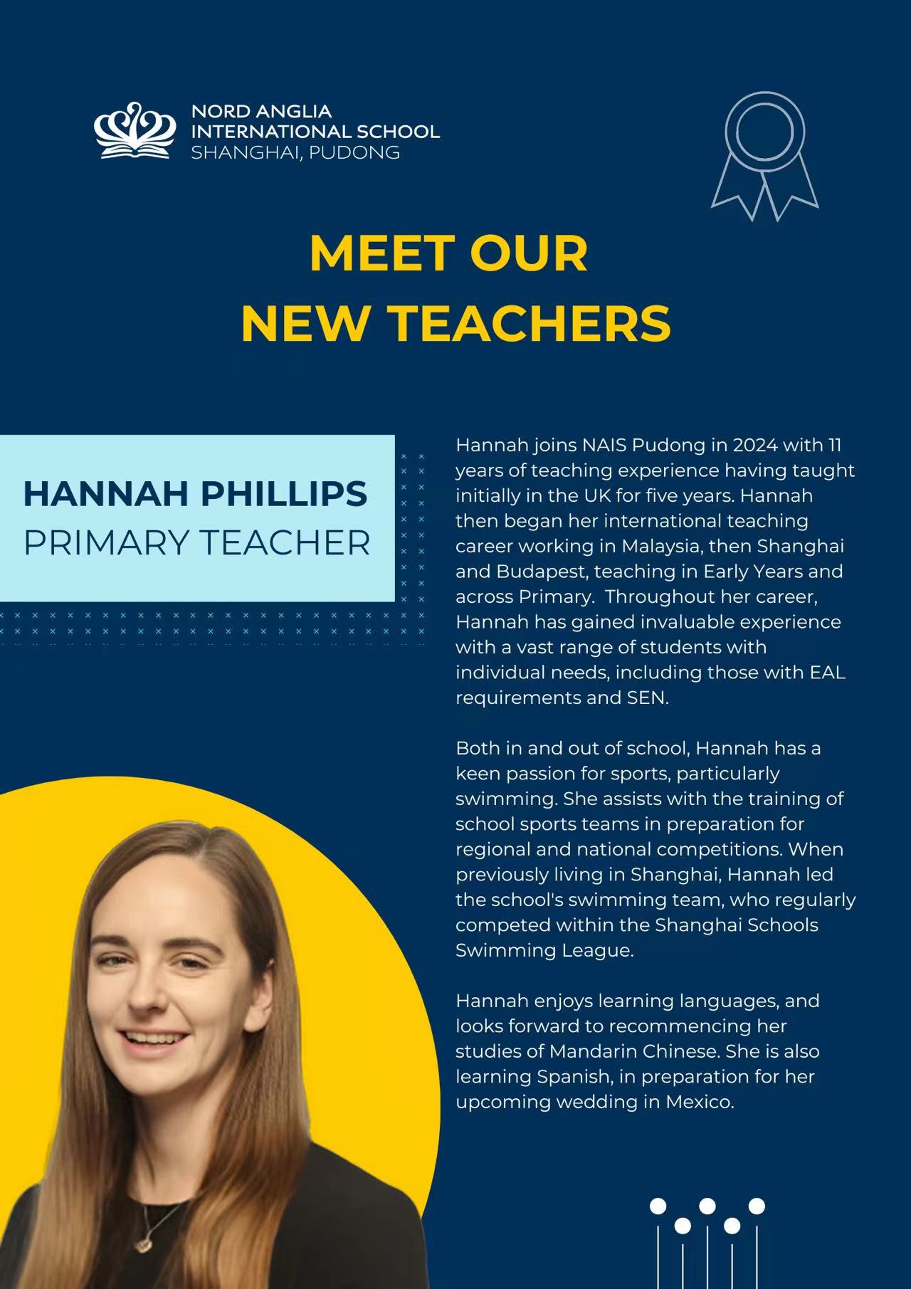 Meet our new teachers - Meet our new teachers