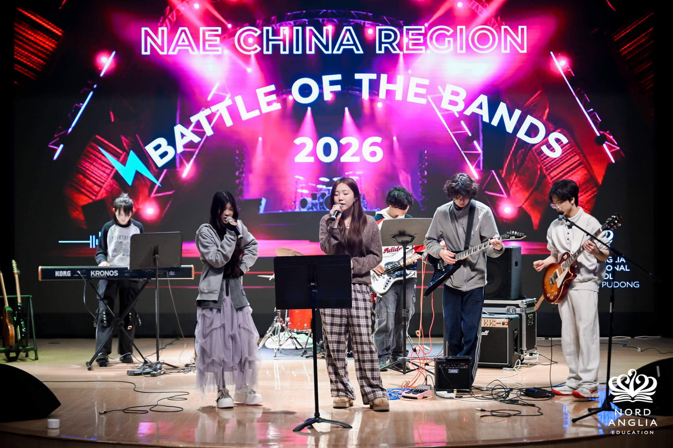 NAIS Pudong was proud to host the very first Nord Anglia - NAIS Pudong was proud to host the very first Nord Anglia China Battle of the Bands