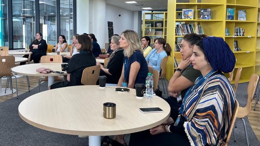 Parents listening to Teachers