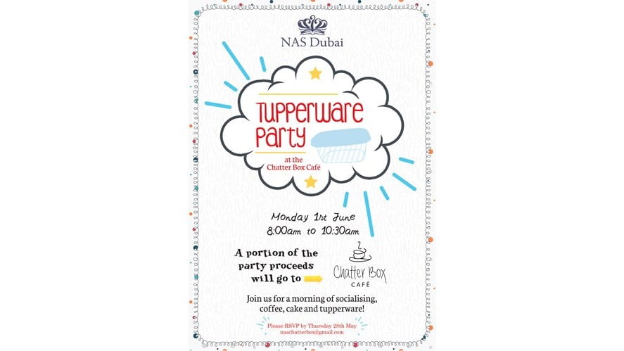 tupperware party invitation