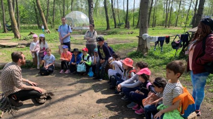 Children in park